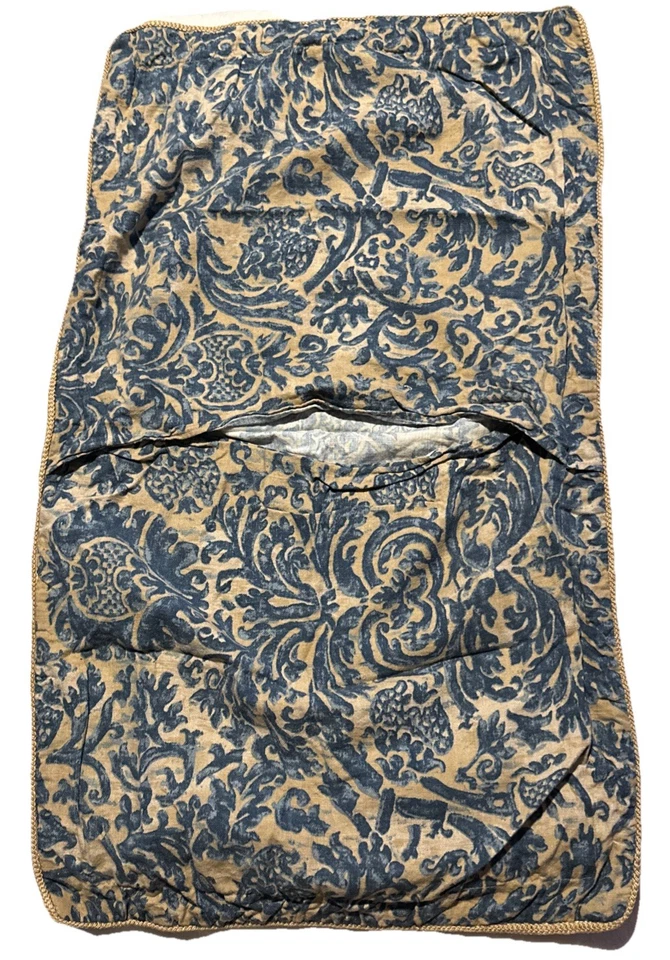 Ralph Lauren THE LANDING Damask BLUE King Pillow Shams 36 1/2” x 21 1/2” - Image 3 of 4