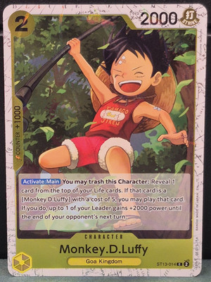 Monkey.D.Luffy ST13-014 Pirate Foil The Best Vol 2 One Piece PRB