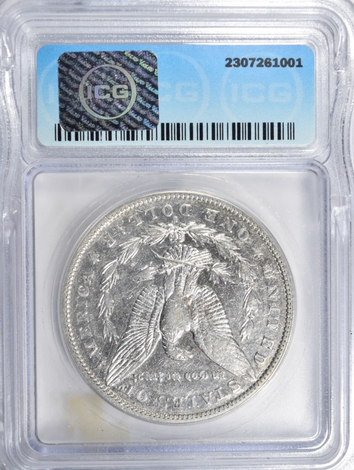 1892-S MORGAN DOLLAR XF40 ~ ICG EF40 DETAILS! - Image 2 of 2