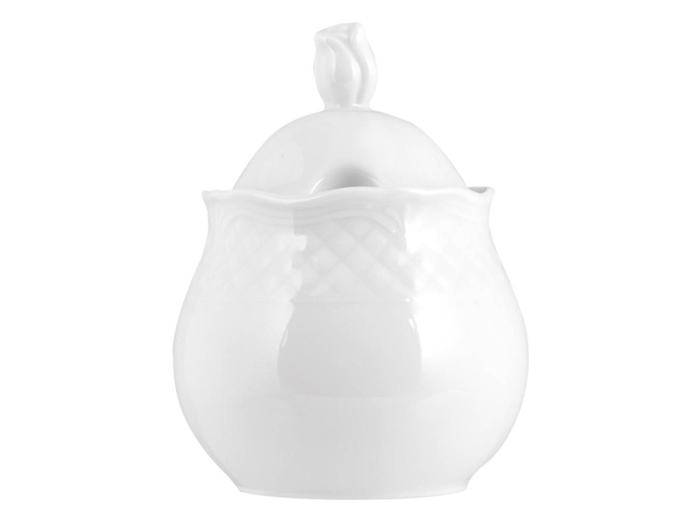 Arianna White Porcelain Sugar Bowl CC 250 Home