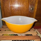 Vintage Pyrex 442 Orange Cinderella Mixing Bowl  Solid Color Mid Century