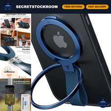 Magnetic Phone Grip Ring Holder Kickstand - Gen 6.0, Blue, Universal Fit
