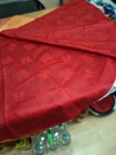 Weihnachtsdecke, rund 1,40m Durchmesser, rot