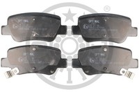 Optimal BP-12414 BremsklöTze, BremsbeläGe Hinten FüR Toyota Avensis Stufenheck (