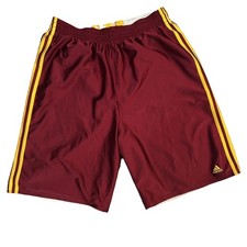 Adidas Men's Basketball Shorts Vintage Dazzle Baggy Shiny Reversible Size Large