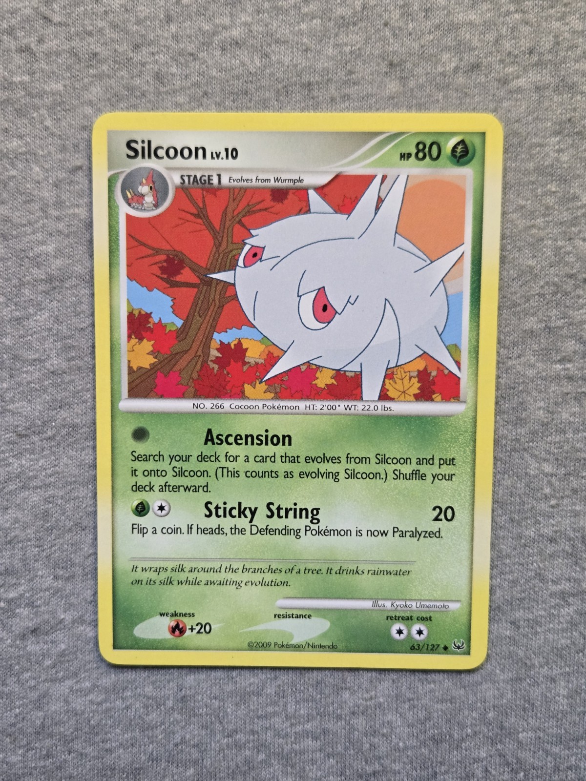 Silcoon 63/127 Pokemon Platinum Uncommon