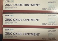 Zinc Oxide Ointment 3x1oz Protective Barrier Rashes Chafing Soothing Skin Care