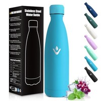 Edelstahl Trinkflasche 500Ml Bpa-Frei, Thermosflasche Kinder, Vakuumisoliert