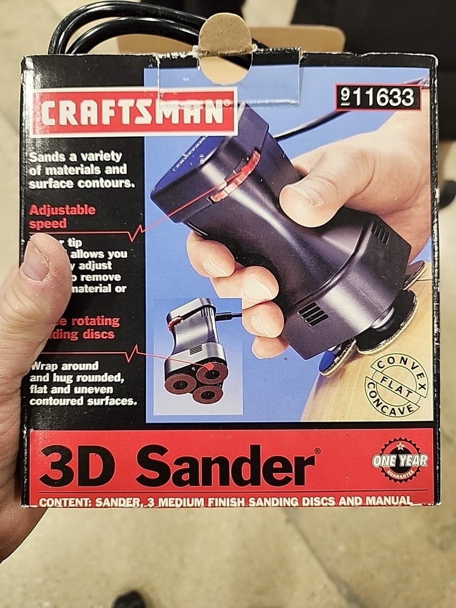 Craftsman Variable Speed Handheld Palm 3d Sander 911633 for sale