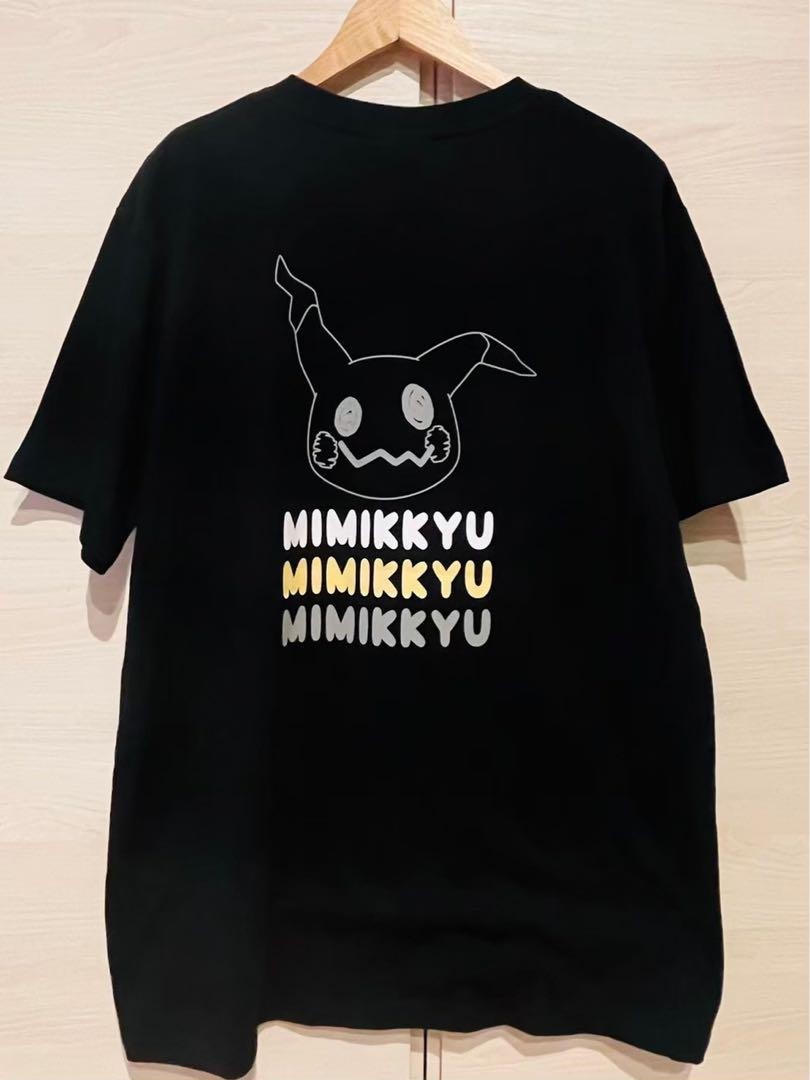 ALTRA Pokemon Mimikyu TShirt Black 3L Large size with embroidery