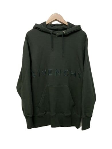 パーカー・フーディ Givenchy '4G' Logo Hoodie GIVENCHY/4G logo embroidery hoodie/hoodie/M/cotton/KHK