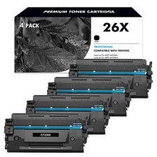 4PK CF226X 26X Toner Cartridge for HP LaserJet Pro M402dw M402dne M426fdw
