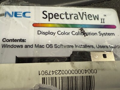 NEC SpectraView II Display Calibration Software SVIISOFT NEW IN PACKAGE!