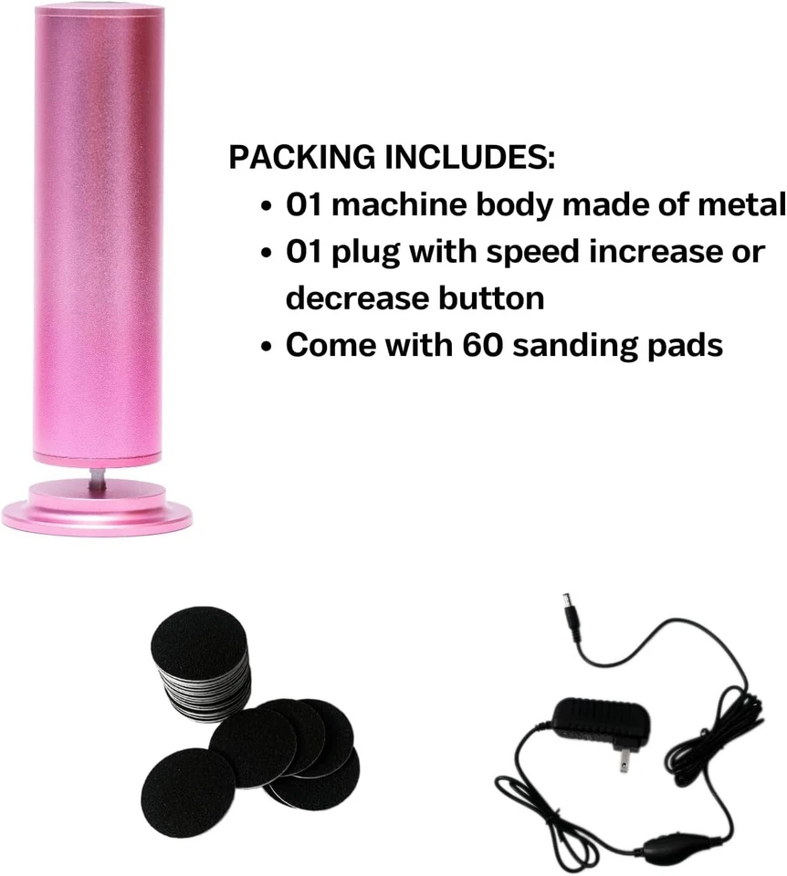 Электрический инструмент для удаления мозолей, шлифовальный станок для ног, педикюрный инструмент с контролем скорости, качество - Изображение 3 из 4