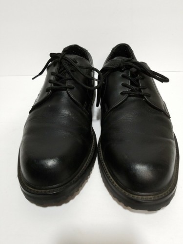 TRED SAFE MANAGER BLACK LEATHER MENS 11 SHOES - Picture 4 of 5