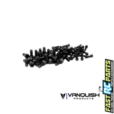 Kit Viti Ruota In Acciaio Inox Esagonali Vanquish Products 05002 – 50 Pezzi Scala 1/10