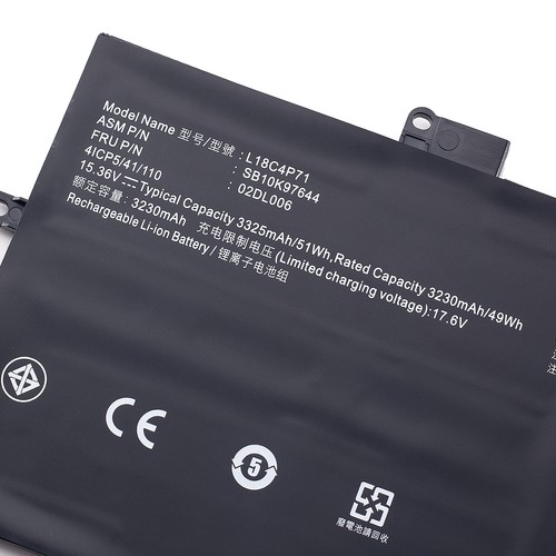 Batterie L18C4P71 L18M4P72 pour Lenovo ThinkPad X1 Yoga 4ème 5ème Génération Carbone 7ème 8ème - Photo 5/7
