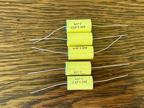 New 2000v MPT Axial Film Capacitor 2kv .005 .01 .022 .033 .047 .05 .1 .15 .22 uf - Picture 54 of 77