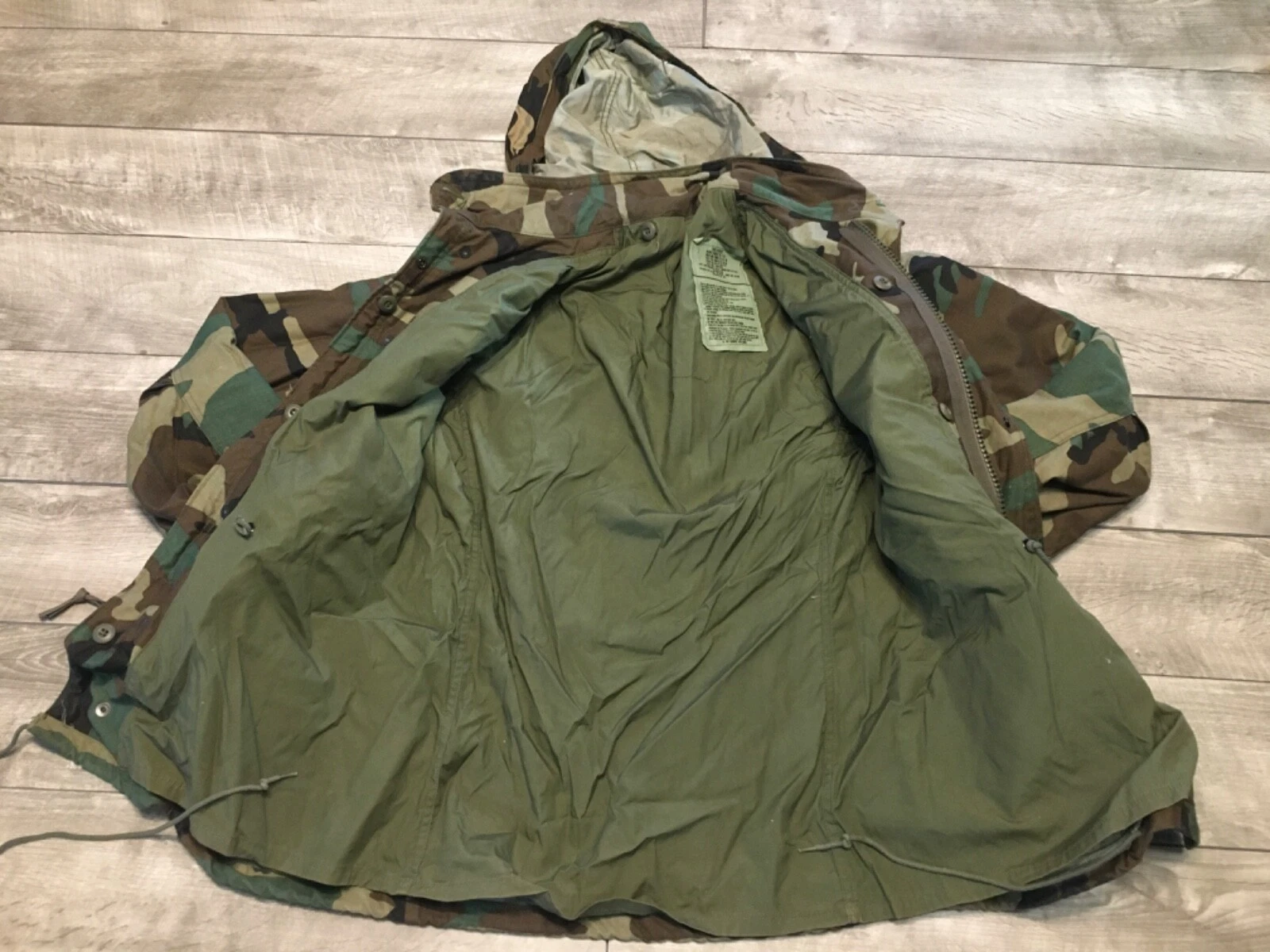 golden-mfg-co camo field cold weather uniform vintage jacket