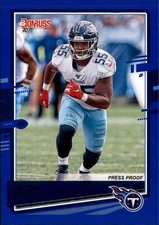 2020 Donruss #250 Jayon Brown Press Proof Blue