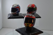 HELMET CASQUE LOT DE 3 CASQUES. STONER ET LUCCHINELLI 2011 ET VALENCIA 2011