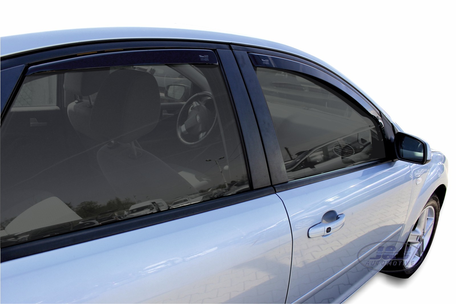 TO FIT Ford Focus mk2 2004 2010 4 door saloon wind deflectors 4pc TINTED HEKO 5905784862132 eBay