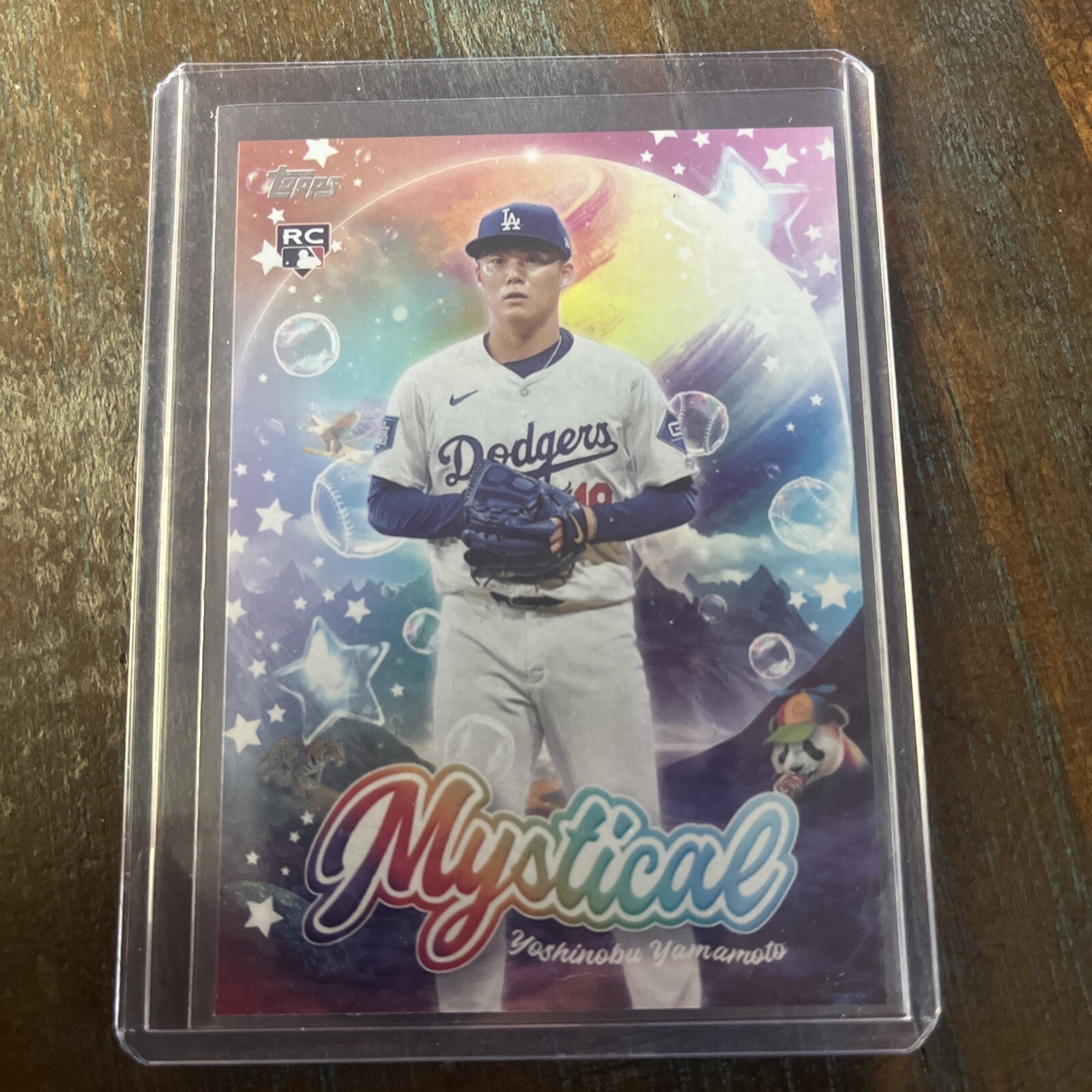 2024 Topps Update Series - Mystical Blue #MYS-13 Yoshinobu Yamamoto (RC)