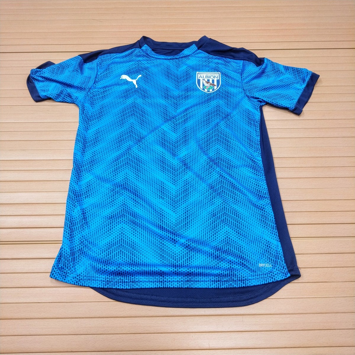 West Brom Training Top Medium M Blue Mens WBA Puma Football
