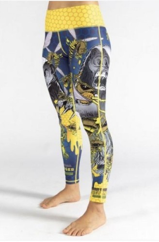 Tatami Fightwear Honey Badger BJJ Spats Nogi Ladies SZ Lg MEERKATSU LE DEADSTOCK - Picture 2 of 3