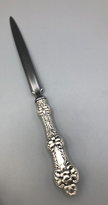M1454 Vintage 1960's 純銀 GORHAM レターオープナー Old Orange Blossom by Gorham Sterling Silver Letter Opener, BRAND