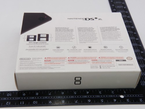 Store DISPLAY Black Nintendo DSi XL Box Only Gamestop Promo DS NO Game System - Picture 7 of 8