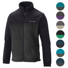 Columbia NEW Two Tone Colorblock Mens Original Winter Fleece Jacket $60