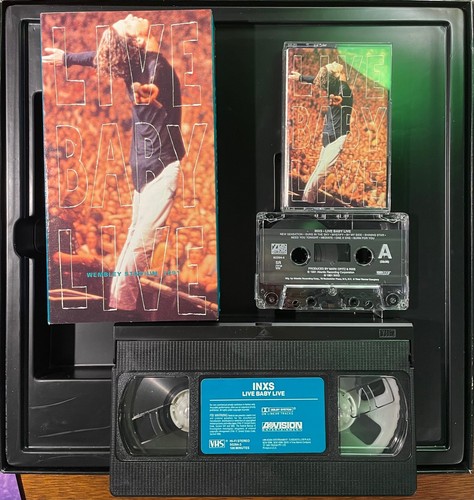 INXS - Live Baby Live - 1991 Cassette & VHS Boxset - USA USED - RARE! - Picture 5 of 10