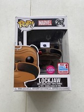Funko Pop! Lockjaw #257 Flocked 2017 Fall Con Exclusive Marvel Inhumans  J10