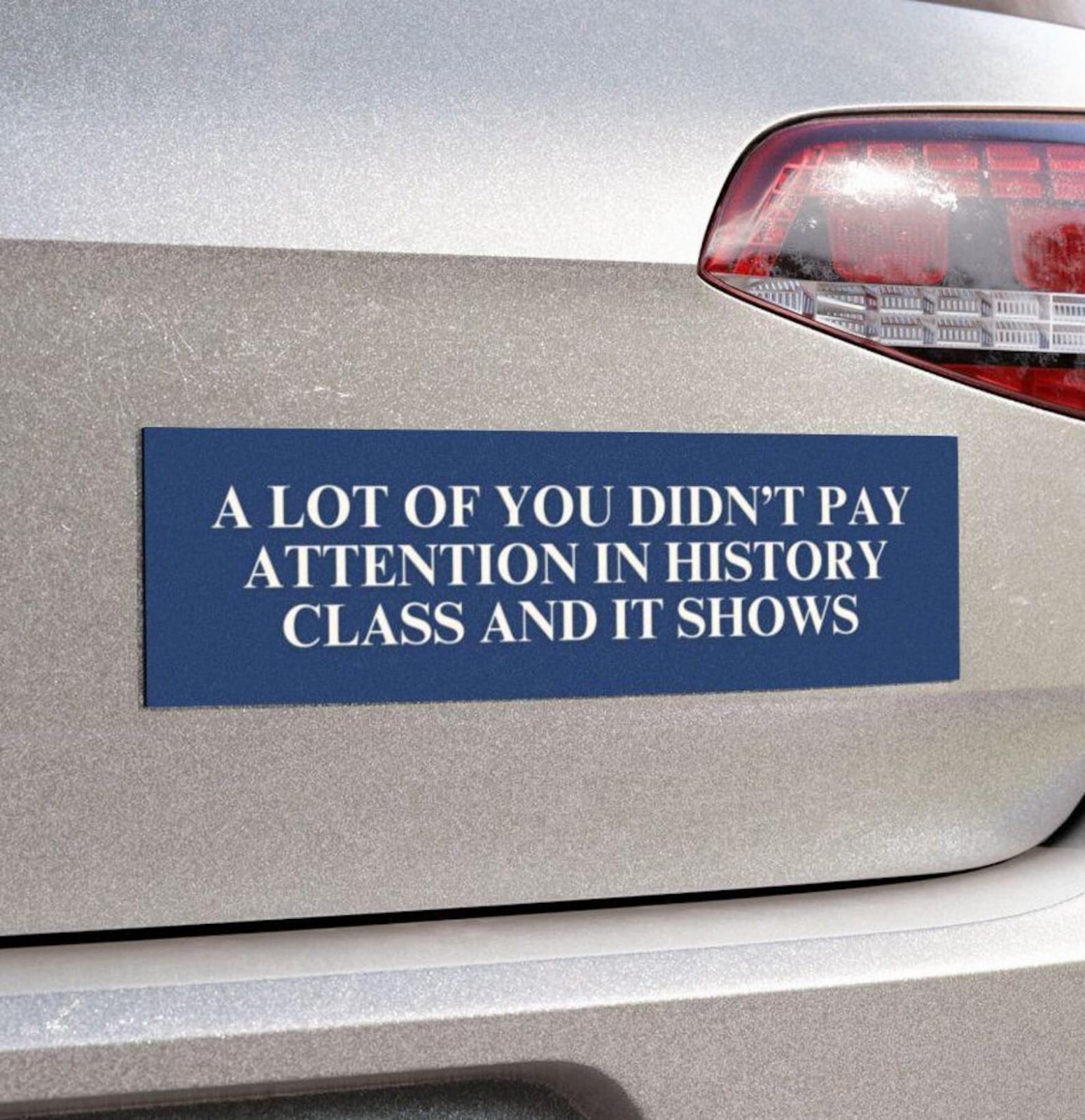 Didn’t Learn History Car Magnet | Anti MAGA Trump Political Bumper Sticker