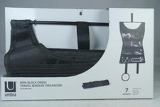 Little Black Dress-Travel or Home Jewelry Organizer 7 Zippered Pockets NWT