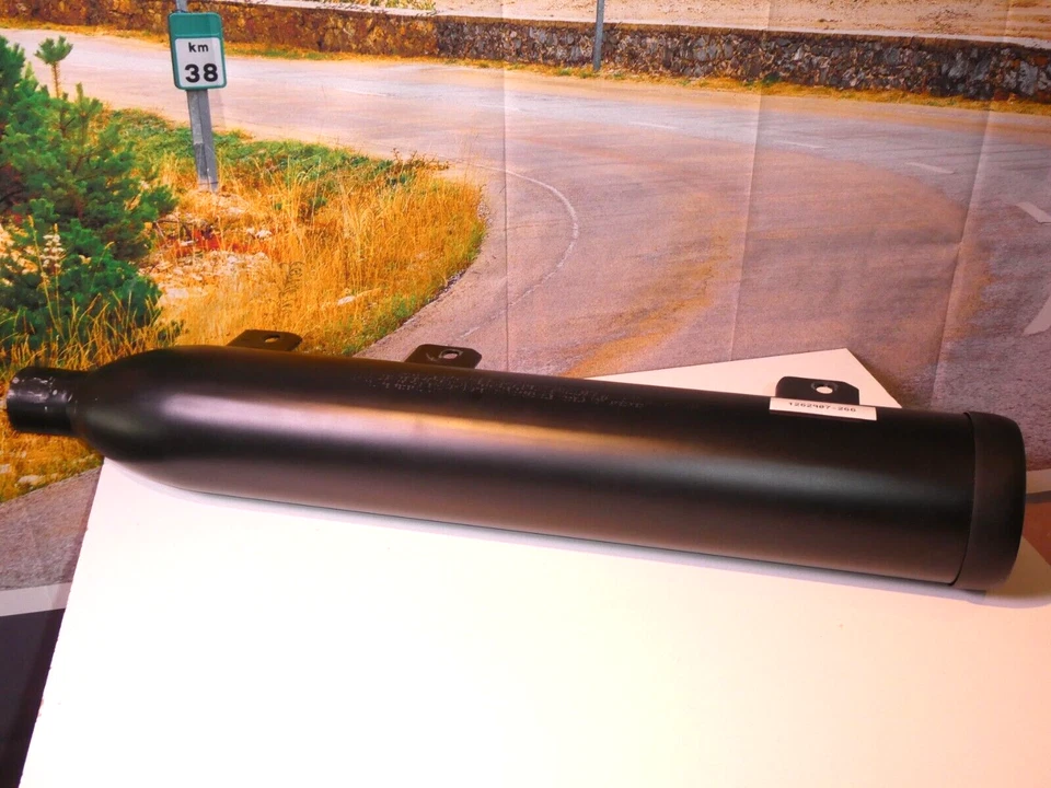 Indian Muffler Scout Bobber Negro ASM Inferior Derecha 1262907-266 Se Adapta a 2018-2022 X1 Foto 4 de 4