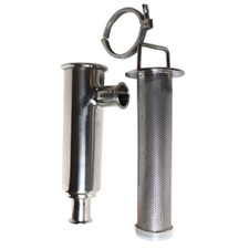 2'' Strainer Filter Quick Clamp 304 Stainless Steel L-Type Bag Filter Housing