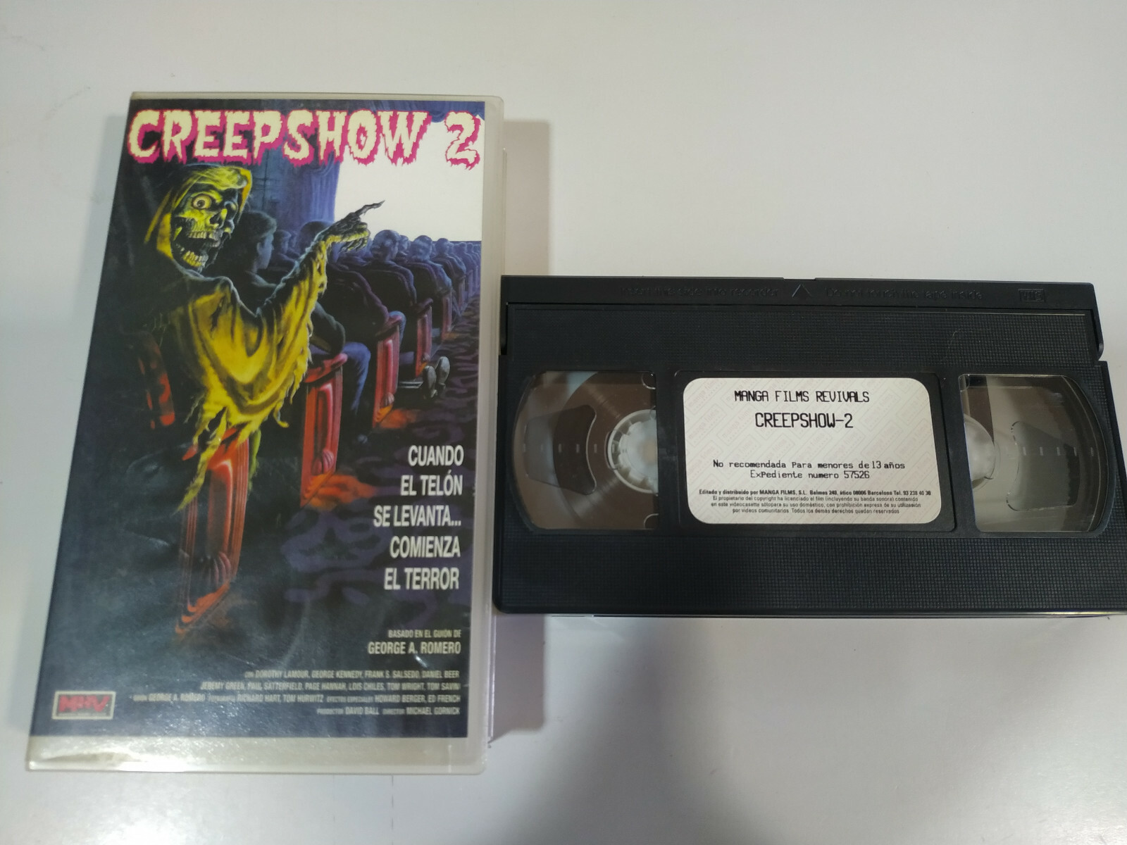 Creepshow 2 George A Romero Terror - VHS Tape Spanish