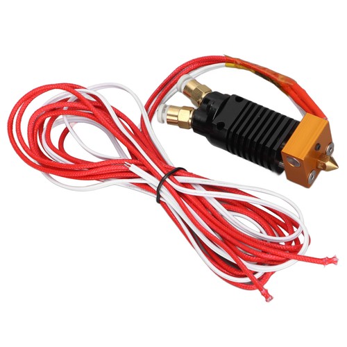 2 In 1 Out Hotend Kit 2 Color Metal 12V 3D Printer Extruder With Silicone NEW - Afbeelding 8 van 12
