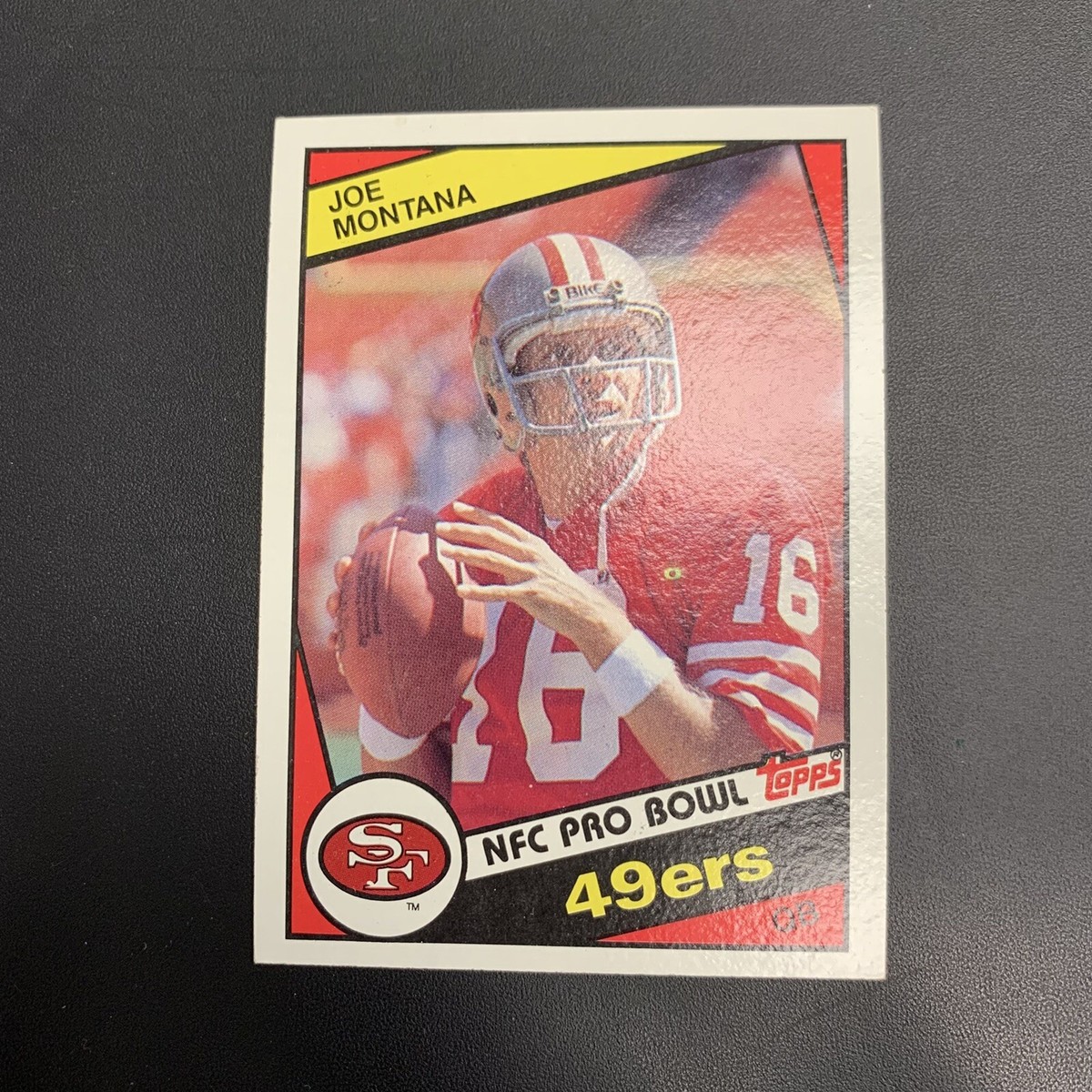 NFL Joe Montana ルーキーカード 1984 Topps Joe Montana # 358 San Francisco 49ers Football