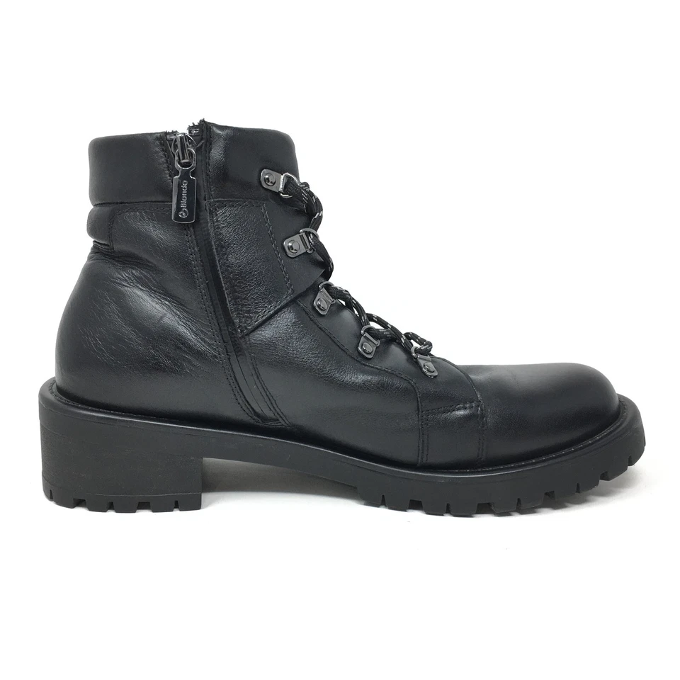 Botas de Combate Impermeables Blondo Molly Botines Zapatos Mujer Talla 11 Cuero Negro Foto 4 de 4