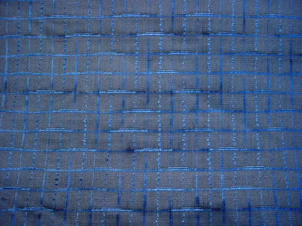 2-3/4Y Osborne Little F7295 Violetta Royal Blue Ariadne Velvet Upholstery Fabric - Image 3 of 4