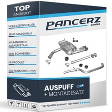 Auspuffanlage für Audi A3 (8P1) 2.0 TDI Turbo Diesel 140PS DPF 2005-2008