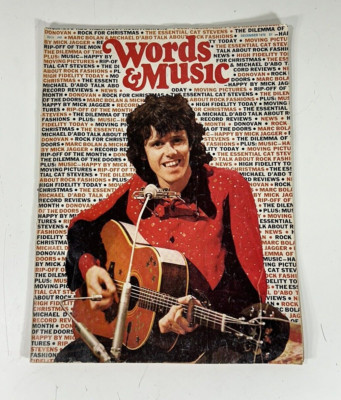 Vintage Words & Music Magazine December 1972 ~ Marc Bolan ~ Vol. 2 No. 9