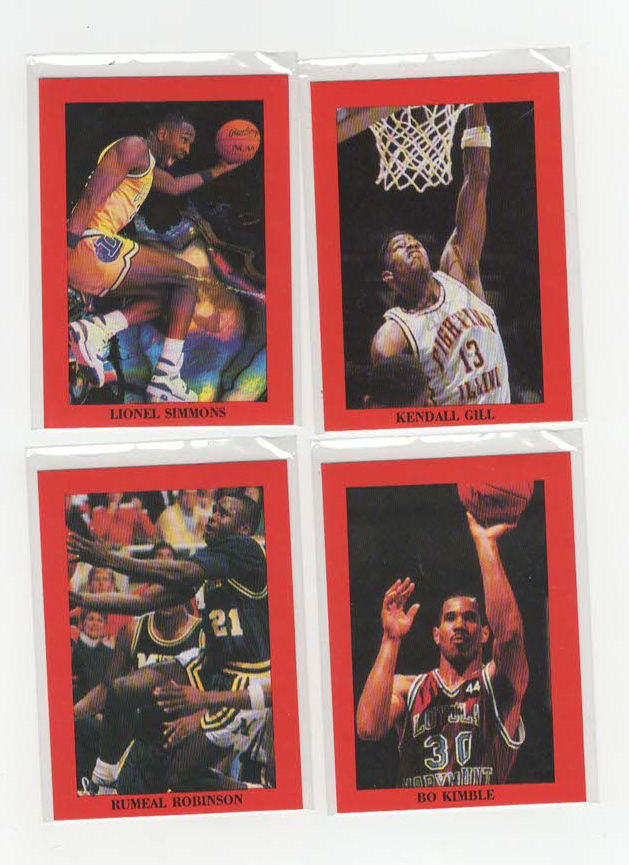 1989-90 Roundball Press 1st Rounders 15 Card NBA Basketball Set