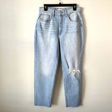 Hudson Kass High Rise Straight Ankle Jeans 27