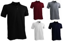 Styllion Big and Tall - Men's Pique Polo Shirts - Heavy Weight - Collar - PQSS
