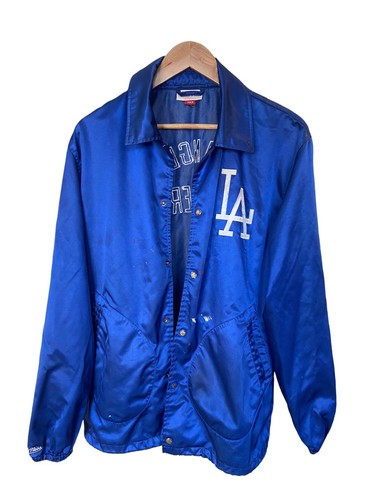 Mitchell \u0026 Ness LA Dodgers Jacket Blue 