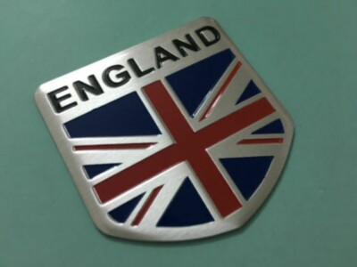 British Flag Car Emblem Sticker - Union Jack Flag Car Emblem - Foto 5